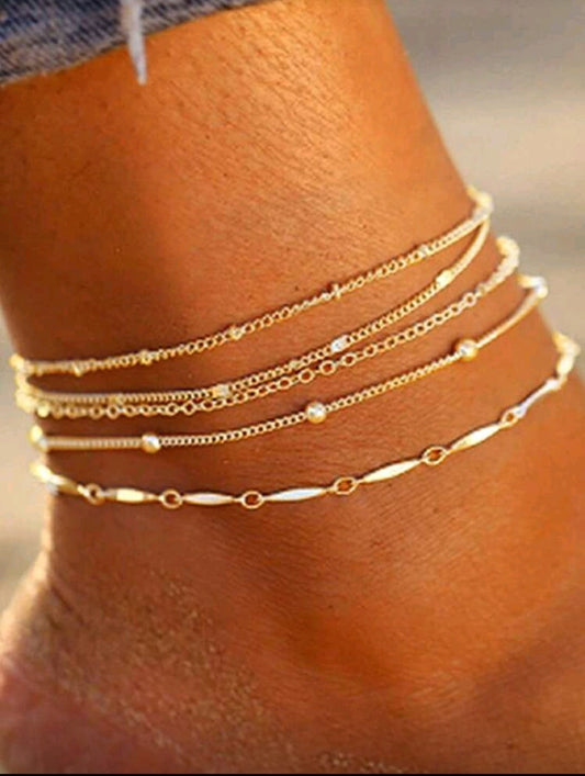 Little Luxe Anklet 5pcs