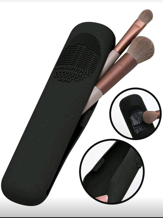 Portable Silicone Makeup Brush Holder