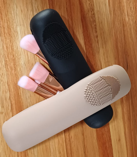 Portable Silicone Makeup Brush Holder