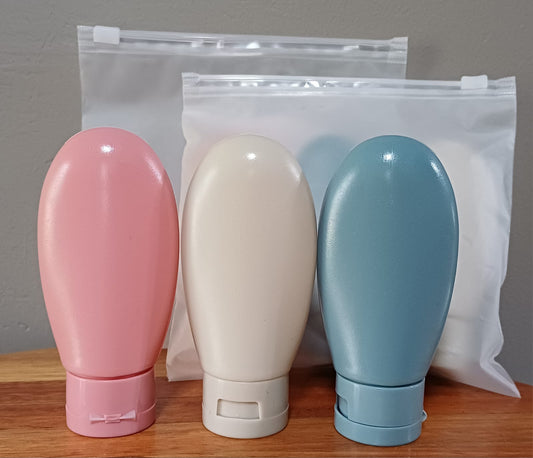 Refillable Toiletry Travel bottles
